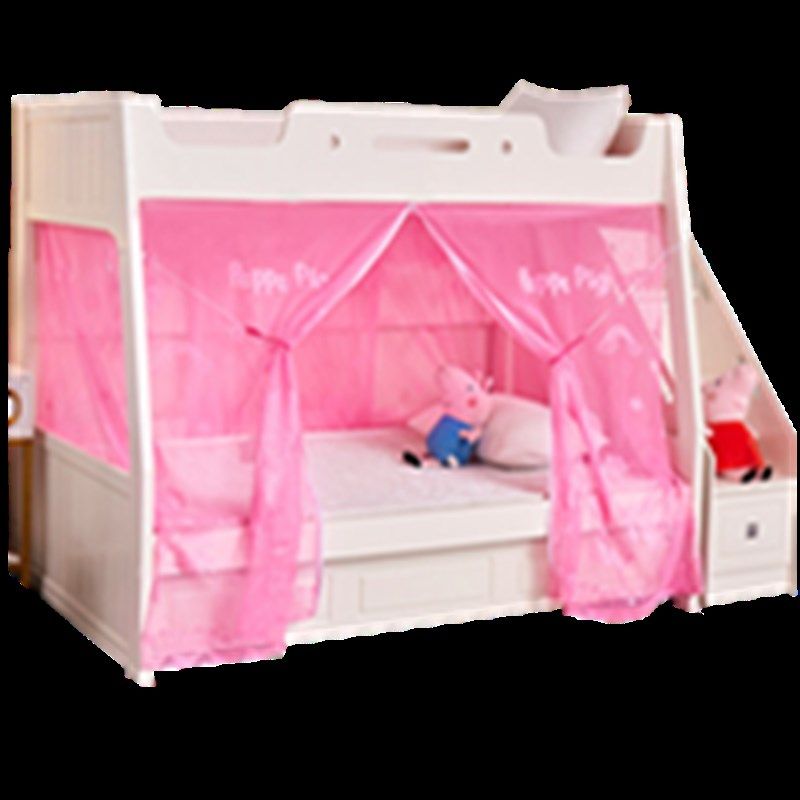 系绳款子母床蚊帐上下铺学生宿舍蚊帐90cm单人上下双层床蚊帐双门,床上用品,蚊帐,淘宝优惠券,粉丝福利购,淘宝优惠卷