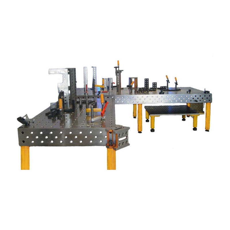 不沾焊渣铸铁三维柔性焊接工装平台夹具机器人渗氮二维焊接平板