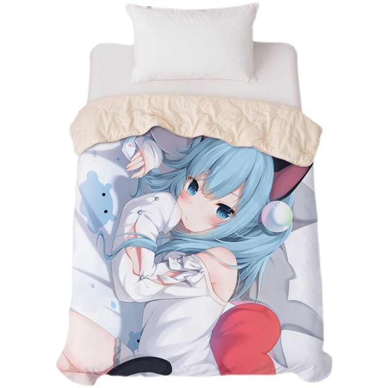 卡通女孩动漫夏季空调被定做可水洗猫羽雫夏凉被芯宿舍单人薄被子,床上用品,化纤被,淘宝优惠券,粉丝福利购,淘宝优惠卷