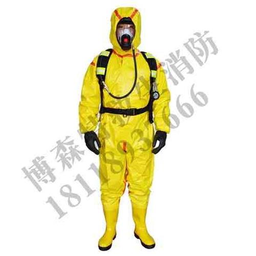 现货消防重型防化服全封闭轻型防护服连体防酸碱防腐蚀服半封闭防