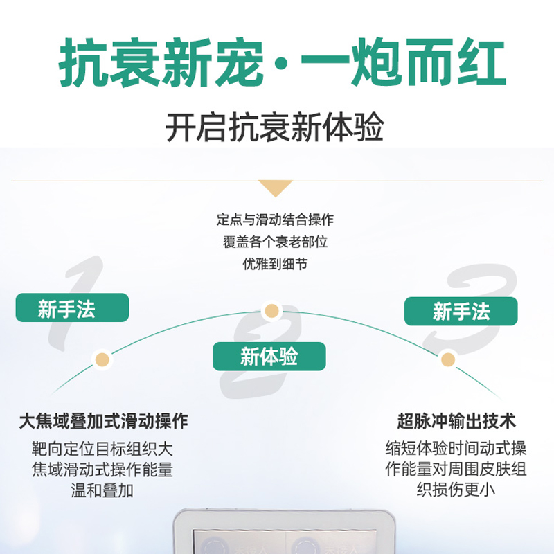 双逆博士b抗衰仪器面部脸部紧致法令纹半岛超声炮仪器美容院专用