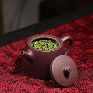 宜兴名家纯全手工紫砂壶大小容量汉铎单人泡茶壶家用功夫茶具套装