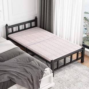 折叠床单人床家用午休午睡床办公室便携出租屋铁床木板床简易床