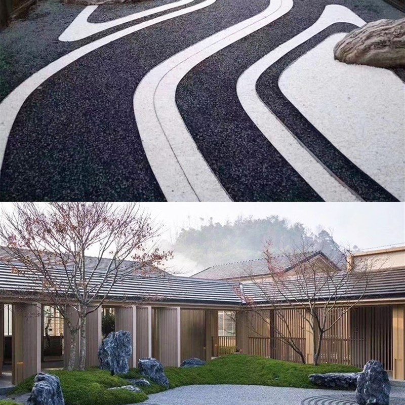 四川天然小白石子白色石头庭院园林铺路铺地m大鹅卵石多肉花盆铺