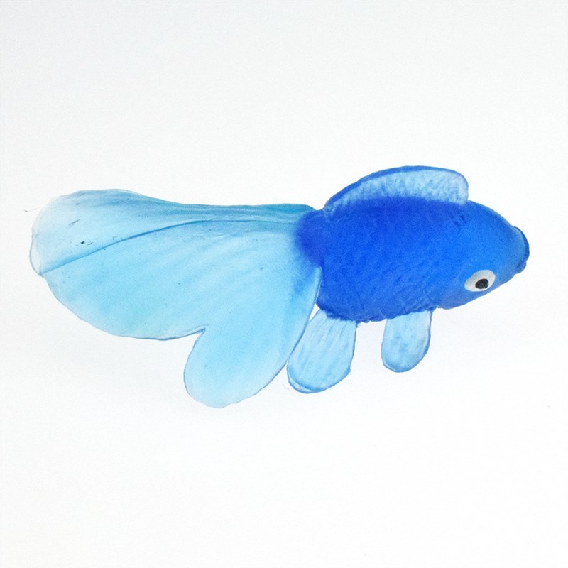 极速10Pcs/lot Colorful Simulation Goldfish Model Soft Rubber