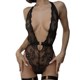 Women 推荐 Rom Bodysuit Sexy Jumpsuit Deep Lace Piece One