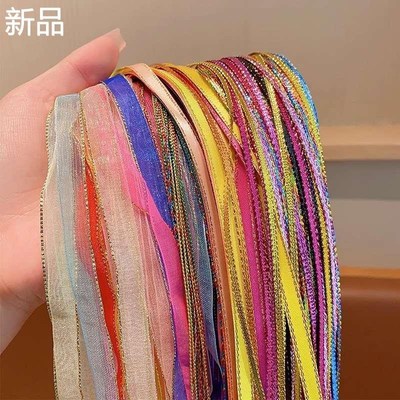 编发彩绳脏脏辫i头绳脏辫发绳神彩器丝带儿童色七彩彩带小女孩新