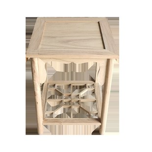 实木边几小桌子简易家用小茶几沙发边柜侧边柜小型桌置物架新中式