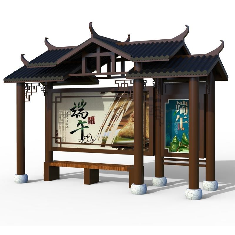 新款公交站台候车亭不锈钢滚动广告灯箱宣传栏公交车站牌站亭车站,商业/办公家具,候车亭,淘宝优惠券,粉丝福利购,淘宝优惠卷