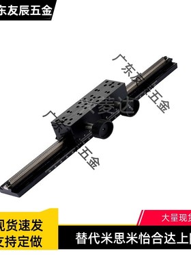 XSBGL/XSGL40 60 X轴手动滑台千分尺旋钮式 细长式直线滚珠导轨型