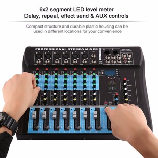 Studio Channel 速发CT8 USB Mixer Live Audio Sound Console