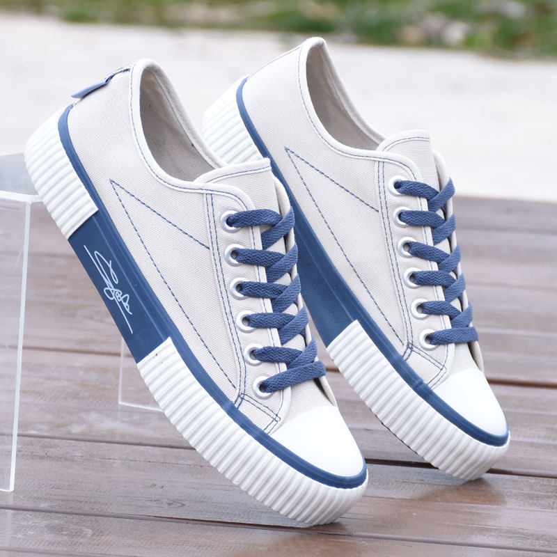 新款低帮百搭潮流帆布鞋男女款休闲布鞋青少年时尚百搭透气板鞋子,流行男鞋,帆布鞋,淘宝优惠券,粉丝福利购,淘宝优惠卷
