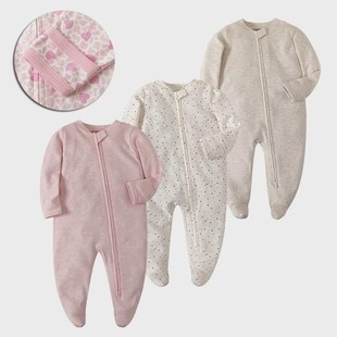 Newborn Baby Boys Rompers Spring Baby Clothes for Girls Long