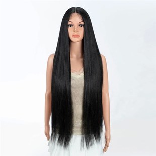 Part Wigs Inch Women Front For Long Synthetic Deep Lace