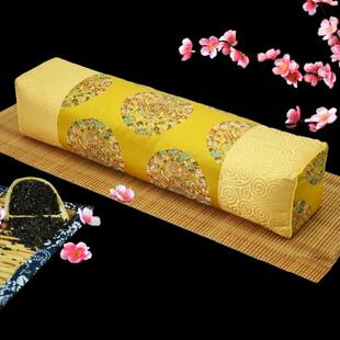 中式枕头皇帝宫廷老式龙纹刺绣y仿古长方形古代荞麦护颈助眠硬枕