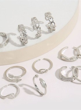 脚趾戒指脚指环脚趾戒指女脚趾戒关节戒指脚趾套戒足指环足脚戒指