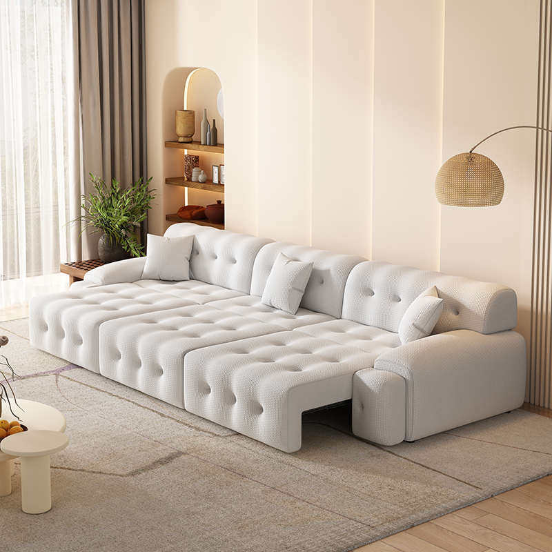 意式极简网红罗奇堡电动功能网红小户型伸缩拉扣直排三人位沙发,住宅家具,功能沙发,淘宝优惠券,粉丝福利购,淘宝优惠卷