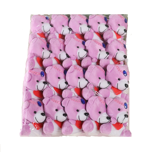 大量成包选货便宜娃娃婚庆抛洒 活动 2元毛绒玩具挂件4寸抓机娃娃