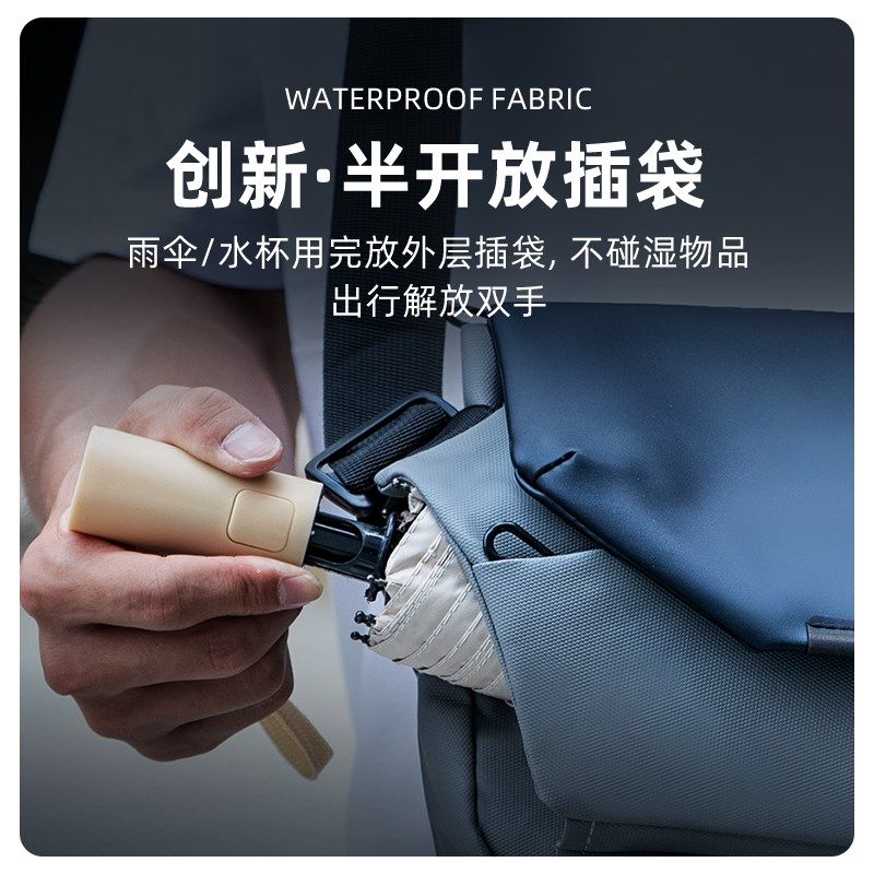 单肩斜挎包男士新款通勤包磁吸扣骑行背包男式外出便携包胸包腰包,箱包皮具/热销女包/男包,男士包袋,淘宝优惠券,粉丝福利购,淘宝优惠卷