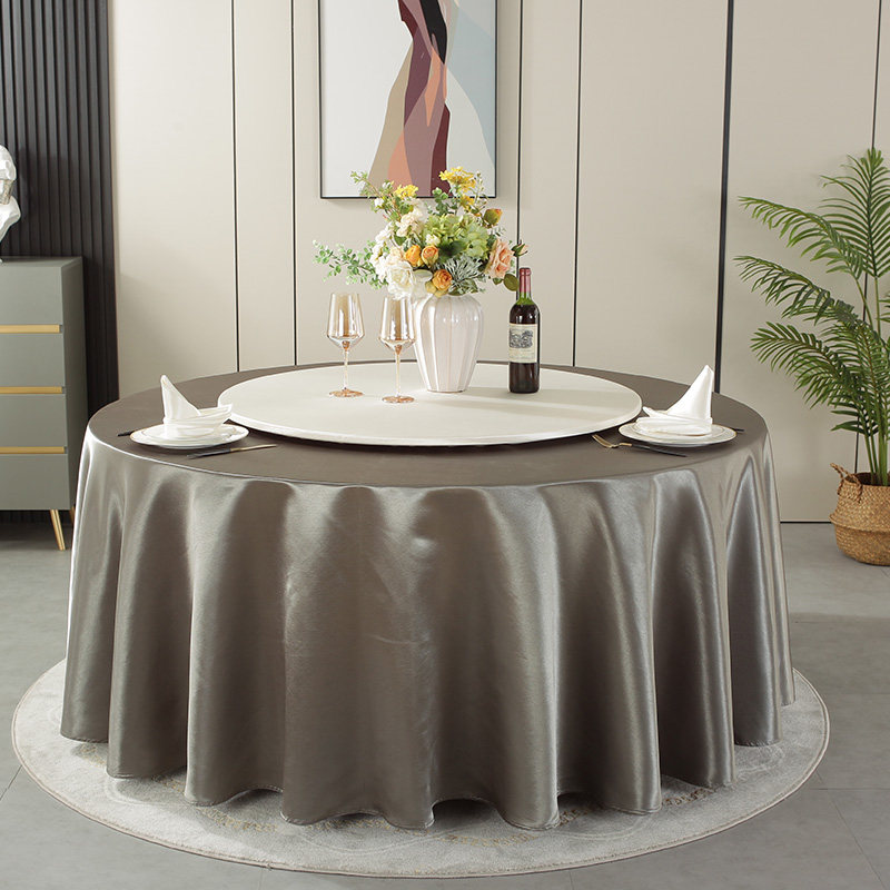 酒店桌布加厚大圆桌布感圆桌台布饭店餐厅家用圆形餐桌布布艺,居家布艺,桌布,淘宝优惠券,粉丝福利购,淘宝优惠卷