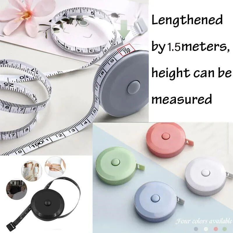 速发1.5M Soft Tape Measure Double Scale Body Sewing Flexible