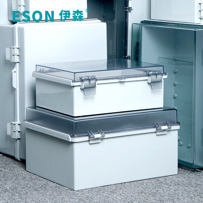 伊森ES-X3塑h料防水盒400*300*200通用网络接线电箱仪表盒防水外