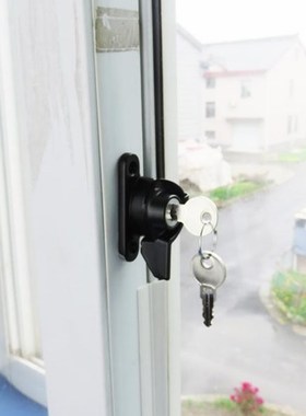 Sliding window locks,white/black aluminum, steel,Translating