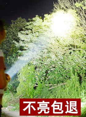 20239核头灯强光充电超亮48锂电远射分体头戴式电筒超长续航12V钓