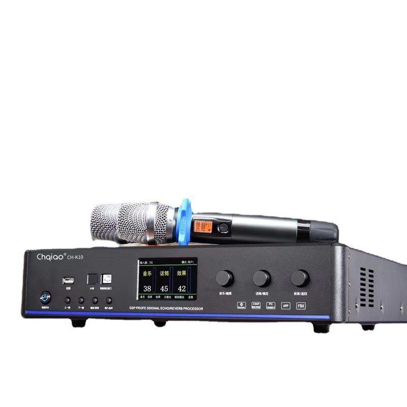 Chqiaao CHK10大功率前后级KTV卡包音箱卡拉OK会议音响功放机话筒