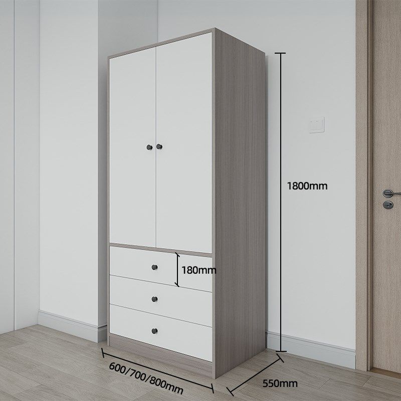 儿童小衣柜卧室家用小户型双门衣柜简约现代木质收纳储物柜经济型,住宅家具,独立衣柜,淘宝优惠券,粉丝福利购,淘宝优惠卷