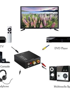 Protable 3.5mm Jack Coaxial Audio Decoder Amplifier Optical