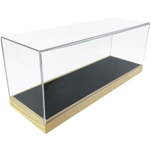 实木亚克力e军舰舰船模型展示底座水景海景防尘罩