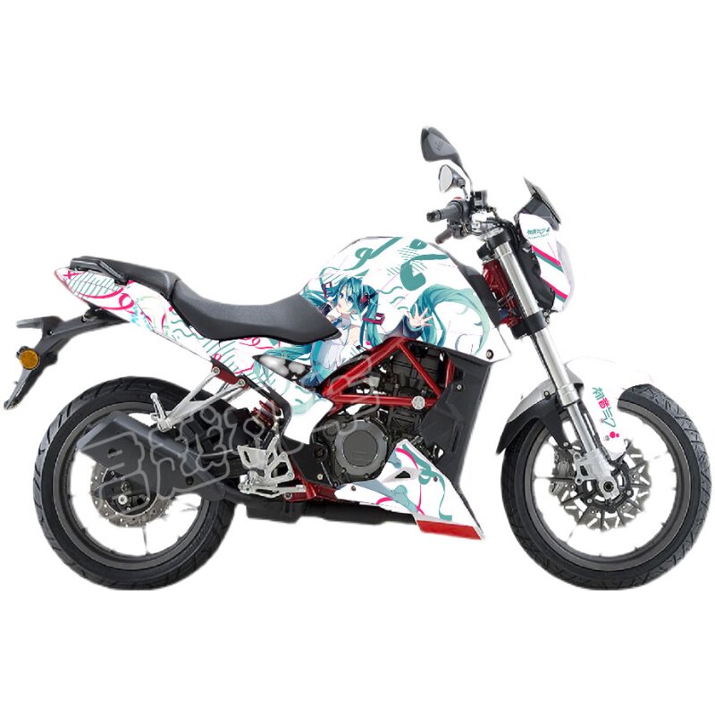 贝纳利小黄龙bj250tnt25街车机车摩托车贴花贴r画贴纸全车改装定