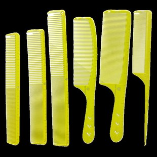 男士美发理发梳发型师剪发梳子男士推边超薄平头梳耐高温