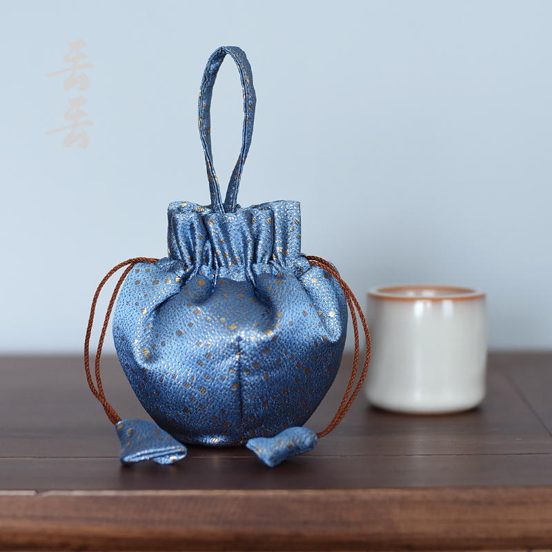 手提主人茶杯布袋汉o服配饰包便携茶具旅行包装袋文玩珠宝首饰收