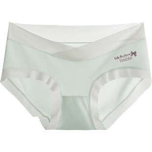 薄款 冰丝夏季 中晚期孕晚期怀孕期专用 低腰无痕纯棉裆大码 孕妇内裤