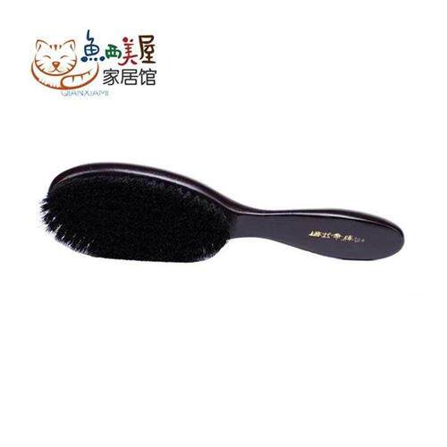 打鞋油鞋刷子 家用皮鞋刷软毛黑色鞋油刷子长柄衣刷猪鬃硬毛保养