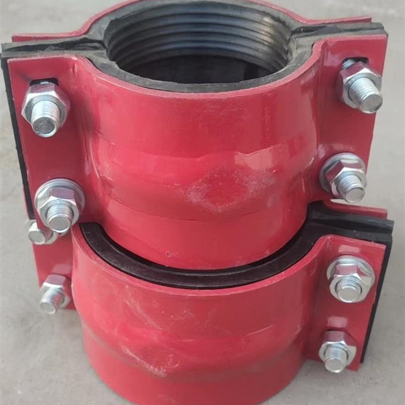 镀锌哈夫节抢修接 PE PVC管道补漏器 抱箍 90长超短水管堵漏夹板