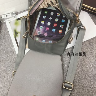 厂家Female leather women shoulder messenger bAag backpack