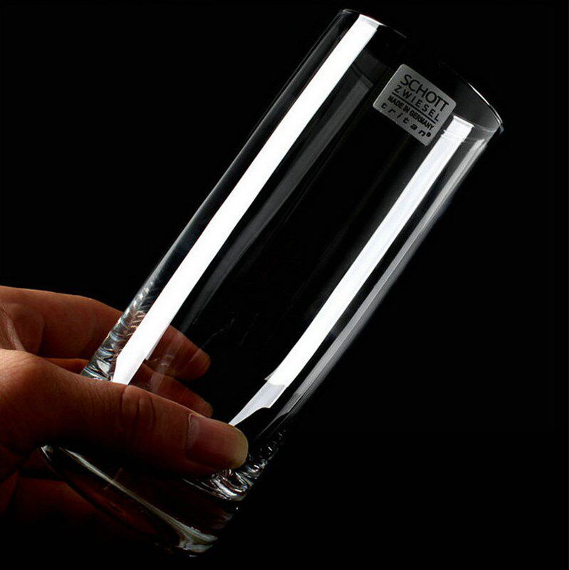 德国进口schott肖特水晶玻璃杯直身啤酒杯果汁饮料水杯杯架七套装