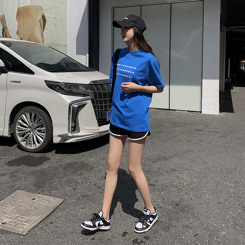 孕妇短裤托腹可调节女外穿时尚打底裤夏季休闲运动裤子薄款安全裤