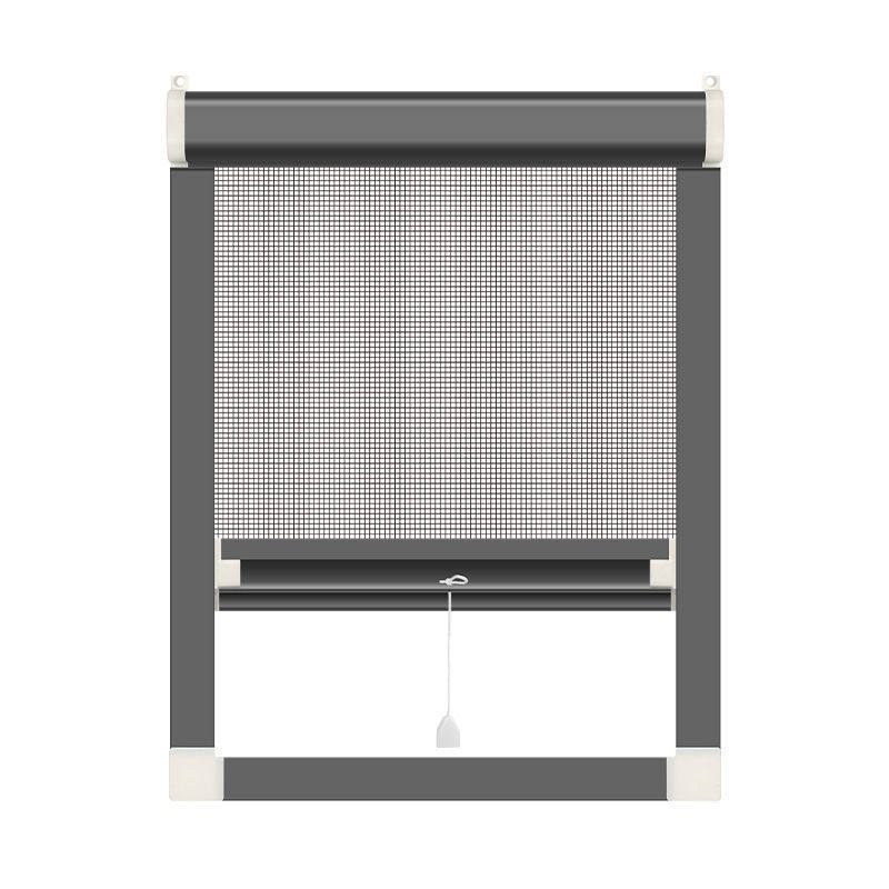 定制隐形纱窗卷筒上下拉外开内开平开窗i推拉铝合金断桥铝塑钢纱
