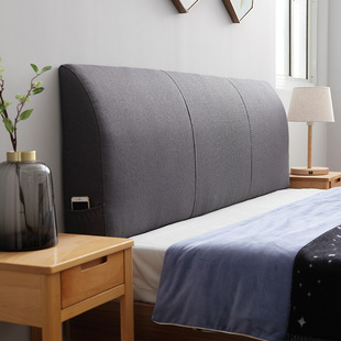 2023新款榻榻米自o粘床头软包靠背高级感一米八床上靠背垫可拆洗