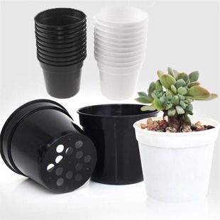 Plastic cute Flower pots grow box 推荐 Round 20x Nursery