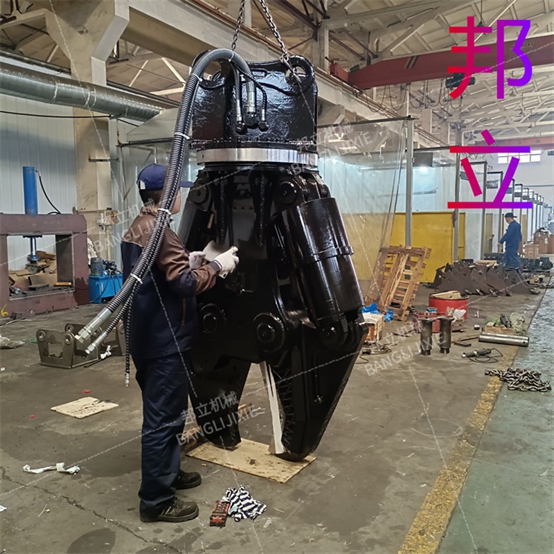 挖机配件属具双缸液n压剪大型钢筋钢板剪刀报废汽车解体360旋转剪