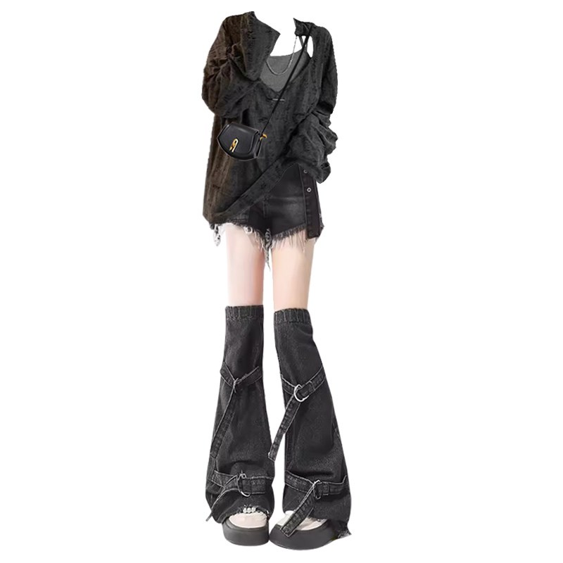 酷女孩又a又飒早秋穿搭套装2024小个子L辣妹酷盐系炸街两件套裤子