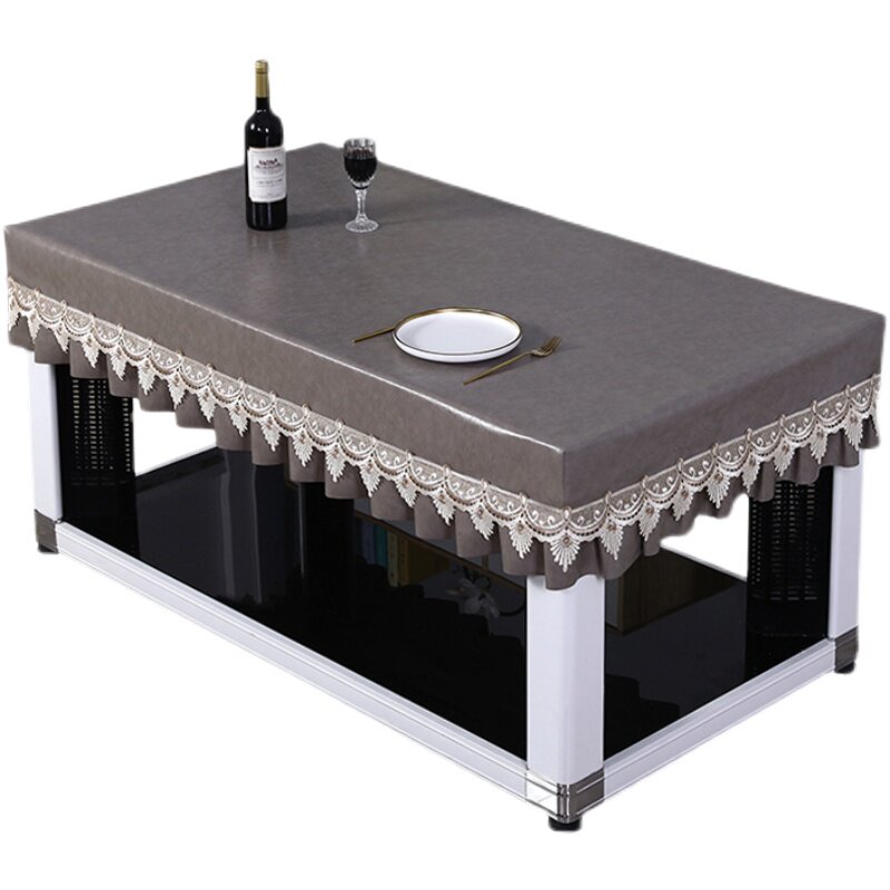 皮革免洗桌布防水防油防烫长方形电炉茶几皮罩烤火取暖桌套餐桌罩,居家布艺,烤火罩,淘宝优惠券,粉丝福利购,淘宝优惠卷