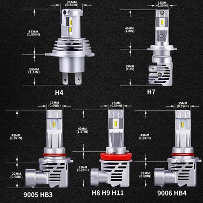 Car Headlight Bulb H4 LED H7 H8 H9 HB2 HB3 H11 HB4 9005 9006