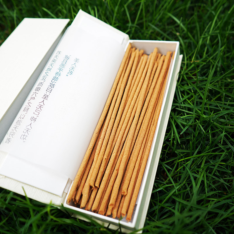 手工线香天然檀香筷子粗的手搓香室内薰j香卧室睡眠办公室安神香