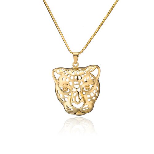 小众高货Fashion personality hollow out the forward a leopard